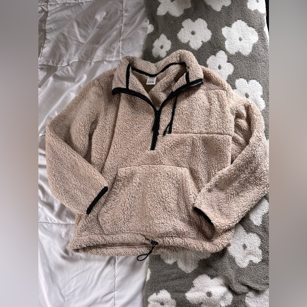 PINK Sherpa sweater